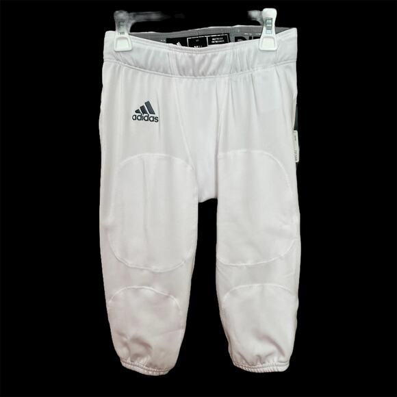 Adidas Youth Press Coverage Football Pants Size YM (Youth Medium) White NWT - Picture 1 of 8